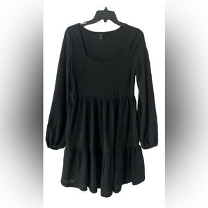 Black Long-Sleeve Dress